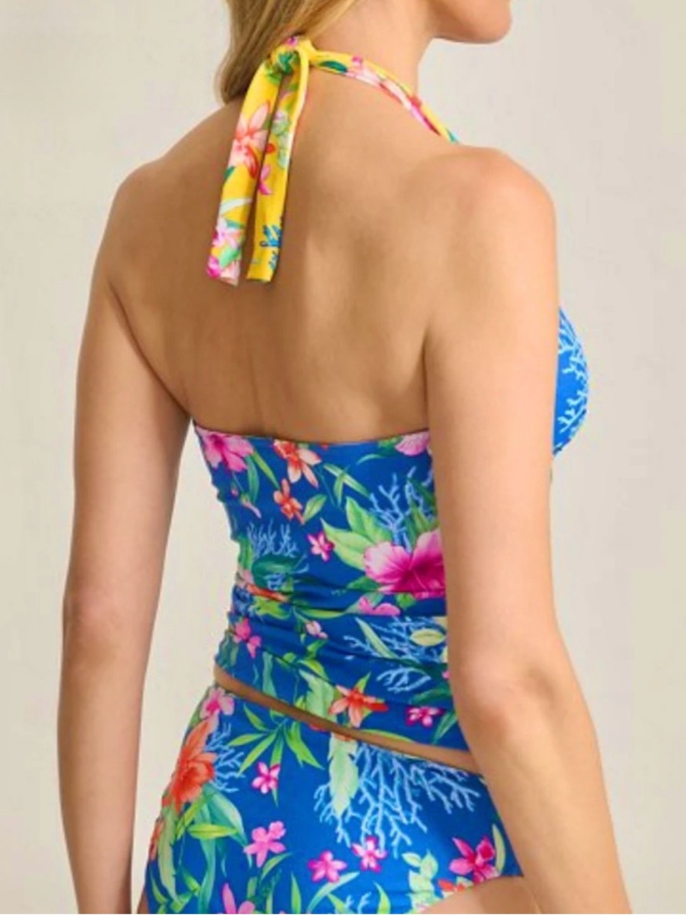 Tommy Bahama Isola Vita Reversible Halter Tankini Top - Picture 4 of 15